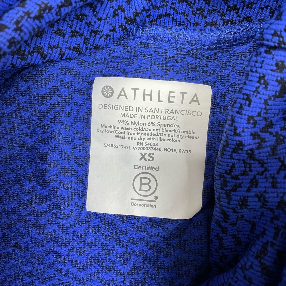 Athleta Flurry Peak Turtleneck Blue Size XS - Picture 4 of 5